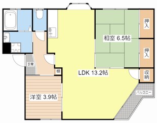 イーストピース守山の物件間取画像